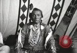 Image of Native American Indian Chief Bird Rattler of Blood Tribe Fort Browning Montana USA, 1930, second 6 stock footage video 65675025302