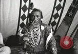 Image of Native American Indian Chief Bird Rattler of Blood Tribe Fort Browning Montana USA, 1930, second 7 stock footage video 65675025302