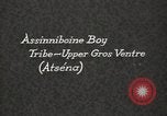 Image of Hidatsa Upper Gros Ventre Native American Indian Chief Atssinniboine B Fort Browning Montana USA, 1930, second 5 stock footage video 65675025304