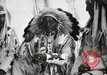 Image of Hidatsa Upper Gros Ventre Native American Indian Chief Atssinniboine B Fort Browning Montana USA, 1930, second 13 stock footage video 65675025304
