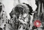 Image of Hidatsa Upper Gros Ventre Native American Indian Chief Atssinniboine B Fort Browning Montana USA, 1930, second 15 stock footage video 65675025304