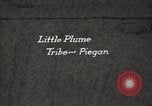 Image of Native American Indian Chief Little Plume of Piegan tribe Fort Browning Montana USA, 1930, second 1 stock footage video 65675025307