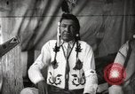Image of Native American Indian Chief Little Plume of Piegan tribe Fort Browning Montana USA, 1930, second 6 stock footage video 65675025307