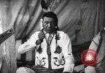 Image of Native American Indian Chief Little Plume of Piegan tribe Fort Browning Montana USA, 1930, second 9 stock footage video 65675025307