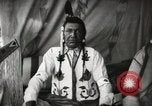 Image of Native American Indian Chief Little Plume of Piegan tribe Fort Browning Montana USA, 1930, second 22 stock footage video 65675025307