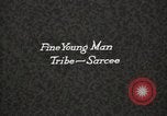 Image of Sarcee tribe Native American Indian Chief Fine Young Man Fort Browning Montana USA, 1930, second 3 stock footage video 65675025308