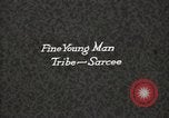 Image of Sarcee tribe Native American Indian Chief Fine Young Man Fort Browning Montana USA, 1930, second 6 stock footage video 65675025308