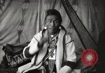 Image of Sarcee tribe Native American Indian Chief Fine Young Man Fort Browning Montana USA, 1930, second 11 stock footage video 65675025308