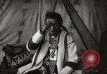 Image of Sarcee tribe Native American Indian Chief Fine Young Man Fort Browning Montana USA, 1930, second 12 stock footage video 65675025308