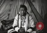 Image of Sarcee tribe Native American Indian Chief Fine Young Man Fort Browning Montana USA, 1930, second 16 stock footage video 65675025308