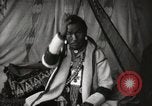 Image of Sarcee tribe Native American Indian Chief Fine Young Man Fort Browning Montana USA, 1930, second 20 stock footage video 65675025308