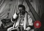 Image of Sarcee tribe Native American Indian Chief Fine Young Man Fort Browning Montana USA, 1930, second 22 stock footage video 65675025308
