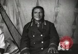 Image of Sarcee or Tsuutina Native American Indian Joe Big Plume Fort Browning Montana USA, 1930, second 16 stock footage video 65675025309