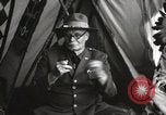 Image of Piegan Native American Indian Mountain Chief narrates a story Fort Browning Montana USA, 1930, second 12 stock footage video 65675025310