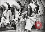 Image of Piegan Native American Indian Mountain Chief narrates a story Fort Browning Montana USA, 1930, second 25 stock footage video 65675025310