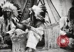 Image of Piegan Native American Indian Mountain Chief narrates a story Fort Browning Montana USA, 1930, second 27 stock footage video 65675025310