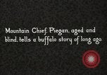Image of Piegan Native American Indian Mountain Chief narrates a story Fort Browning Montana USA, 1930, second 30 stock footage video 65675025310