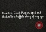 Image of Piegan Native American Indian Mountain Chief narrates a story Fort Browning Montana USA, 1930, second 35 stock footage video 65675025310