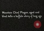 Image of Piegan Native American Indian Mountain Chief narrates a story Fort Browning Montana USA, 1930, second 36 stock footage video 65675025310