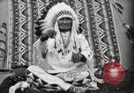 Image of Piegan Native American Indian Mountain Chief narrates a story Fort Browning Montana USA, 1930, second 40 stock footage video 65675025310