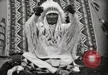 Image of Piegan Native American Indian Mountain Chief narrates a story Fort Browning Montana USA, 1930, second 47 stock footage video 65675025310