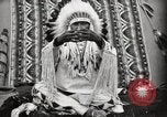 Image of Piegan Native American Indian Mountain Chief narrates a story Fort Browning Montana USA, 1930, second 51 stock footage video 65675025310