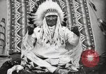 Image of Piegan Native American Indian Mountain Chief narrates a story Fort Browning Montana USA, 1930, second 55 stock footage video 65675025310