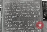 Image of Native American Indian Love Story Montana United States USA, 1934, second 3 stock footage video 65675025311
