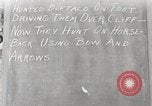 Image of Native American Indian man narrates story in sign Montana United States USA, 1934, second 1 stock footage video 65675025312
