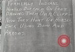 Image of Native American Indian man narrates story in sign Montana United States USA, 1934, second 13 stock footage video 65675025312