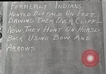 Image of Native American Indian man narrates story in sign Montana United States USA, 1934, second 14 stock footage video 65675025312