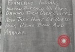 Image of Native American Indian man narrates story in sign Montana United States USA, 1934, second 16 stock footage video 65675025312