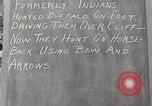 Image of Native American Indian man narrates story in sign Montana United States USA, 1934, second 21 stock footage video 65675025312