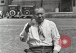 Image of Native American Indian man narrates story in sign Montana United States USA, 1934, second 38 stock footage video 65675025312