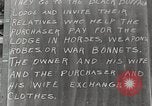 Image of Native American Indian bartering Montana United states USA, 1934, second 37 stock footage video 65675025313