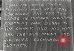 Image of Native American Indian bartering Montana United states USA, 1934, second 38 stock footage video 65675025313