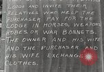 Image of Native American Indian bartering Montana United states USA, 1934, second 39 stock footage video 65675025313