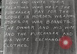 Image of Native American Indian bartering Montana United states USA, 1934, second 41 stock footage video 65675025313