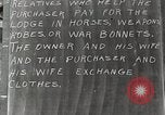 Image of Native American Indian bartering Montana United states USA, 1934, second 44 stock footage video 65675025313