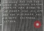 Image of Native American Indian bartering Montana United states USA, 1934, second 45 stock footage video 65675025313