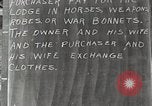Image of Native American Indian bartering Montana United states USA, 1934, second 47 stock footage video 65675025313