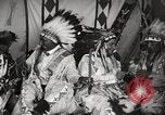Image of Native American Indian Tribal Council members tell jokes Fort Browning Montana USA, 1930, second 34 stock footage video 65675025317