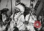 Image of Native American Indian Tribal Council members tell jokes Fort Browning Montana USA, 1930, second 35 stock footage video 65675025317