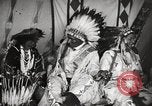 Image of Native American Indian Tribal Council members tell jokes Fort Browning Montana USA, 1930, second 36 stock footage video 65675025317