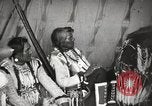 Image of Native American Indian Tribal Council members tell jokes Fort Browning Montana USA, 1930, second 44 stock footage video 65675025317
