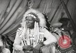 Image of Native American Indian Tribal Council members tell jokes Fort Browning Montana USA, 1930, second 51 stock footage video 65675025317