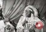 Image of Native American Indian Tribal Council members tell jokes Fort Browning Montana USA, 1930, second 53 stock footage video 65675025317