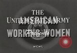 Image of Working American Women in the 1950s New York United States USA, 1950, second 17 stock footage video 65675025319