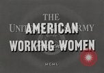 Image of Working American Women in the 1950s New York United States USA, 1950, second 18 stock footage video 65675025319