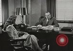 Standbild Amerikanerin als Sekretär New York United States USA, 1950, aus Sekunde 3 historischem Filmmaterial Videoclip 65675025322